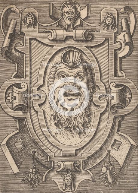 Targhe ed altri ornati di varie e capricciose invenzioni (Cartouches and other ornaments o..., 1773. Creator: Unknown.