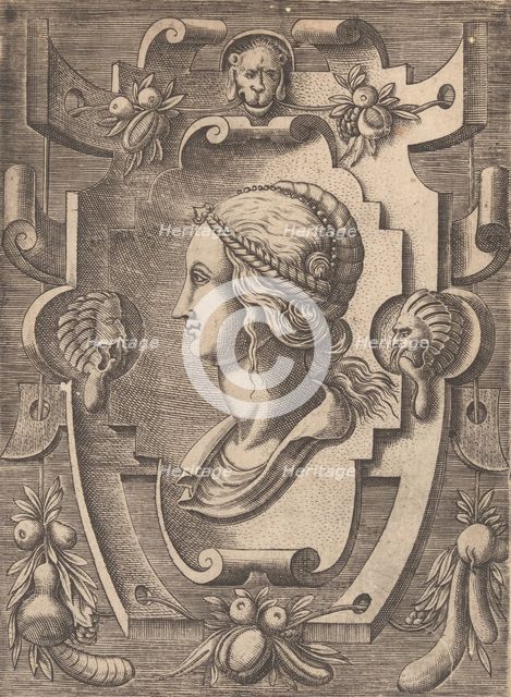 Targhe ed altri ornati di varie e capricciose invenzioni (Cartouches and other ornaments o..., 1773. Creator: Unknown.