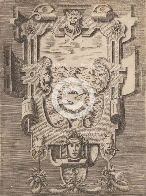 Targhe ed altri ornati di varie e capricciose invenzioni (Cartouches and other ornaments o..., 1773. Creator: Unknown.