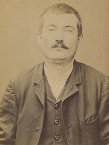 Tardieu. Marius (ou Maurice). 26 ans, né le 15/7/68 à Piolène (Vaucluse). ébéniste. Anarch..., 1894. Creator: Alphonse Bertillon