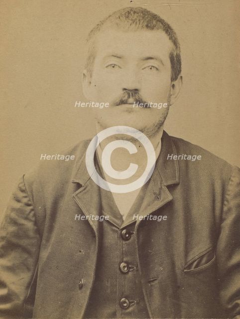 Tardieu. Marius (ou Maurice). 26 ans, né le 15/7/68 à Piolène (Vaucluse). ébéniste. Anarch..., 1894. Creator: Alphonse Bertillon.