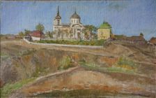 Tarkhany. View of the Church of the Archangel Michael, 1938. Artist: Gokhstein, Meer Michailovich (1872-1942)