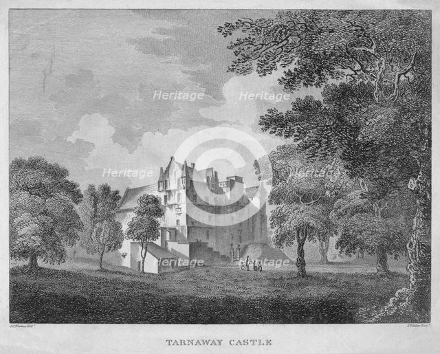 'Tarnaway Castle', 1804. Artist: James Fittler.