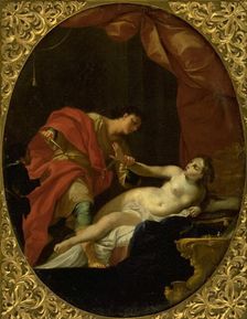 Tarquin Threatening Lucretia, 1669-1719. Creator: Giovan Gioseffo Dal Sole