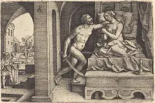 Tarquin and Lucretia. Creator: Georg Pencz