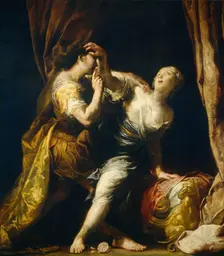 Tarquin and Lucretia, c. 1695/1700. Creator: Giuseppe Maria Crespi