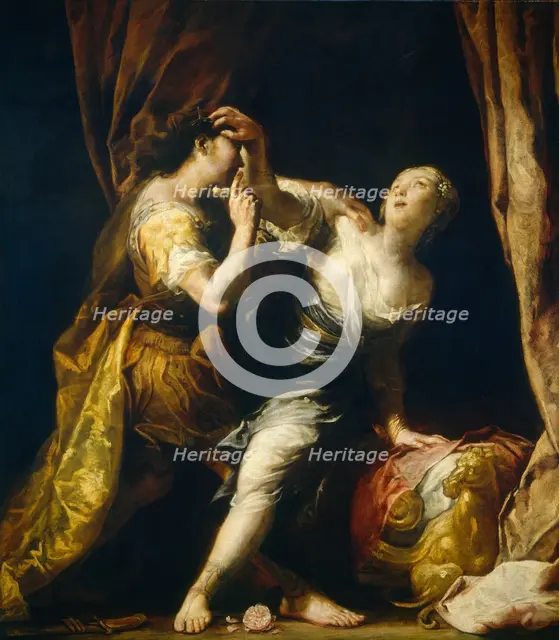 Tarquin and Lucretia, c. 1695/1700. Creator: Giuseppe Maria Crespi.