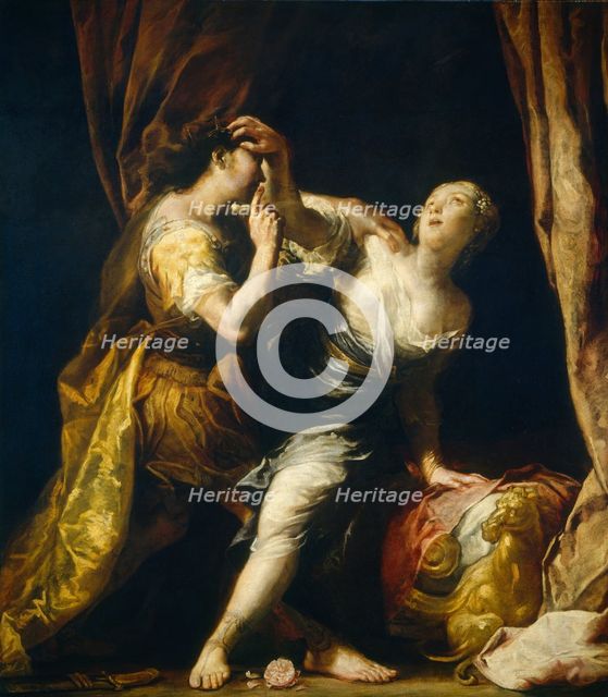 Tarquin and Lucretia, c. 1695/1700. Creator: Giuseppe Maria Crespi.