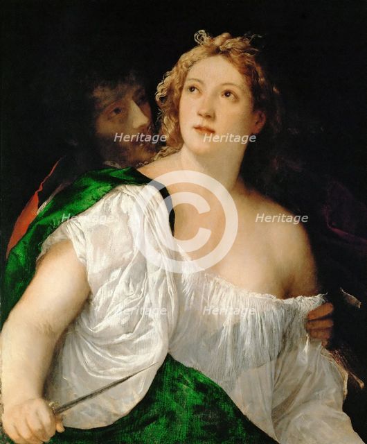 Tarquinius and Lucretia, 1516-1517. Artist: Titian (1488-1576)