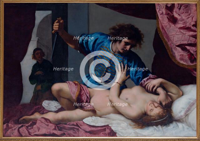 Tarquinius and Lucretia, 1640. Creator: Ficherelli, Felice (1605-1660).