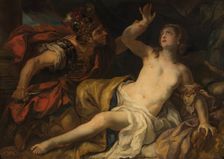 Tarquinius and Lucretia, 1692. Creator: Johann Michael Rottmayr