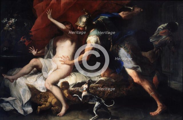 Tarquinius and Lucretia'. Creator: Giordano, Luca (1632-1705).