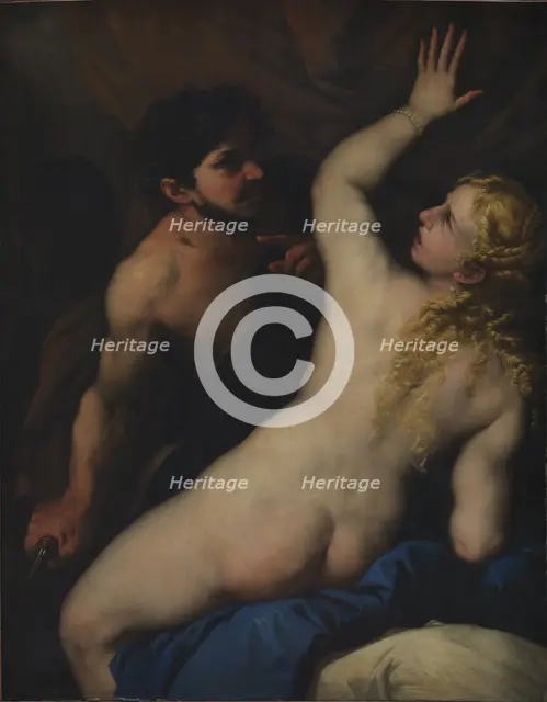 Tarquinius and Lucretia. Artist: Giordano, Luca (1632-1705)