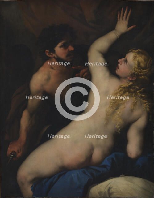 Tarquinius and Lucretia. Artist: Giordano, Luca (1632-1705)