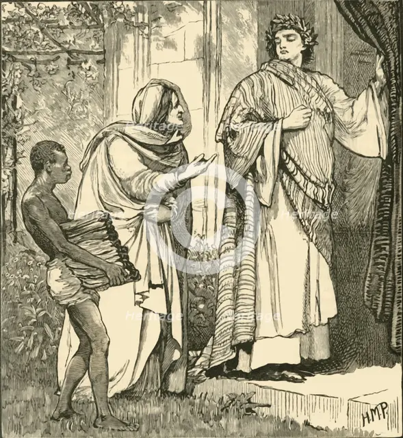 'Tarquinius and the Sibyl', 1890.   Creator: Unknown.