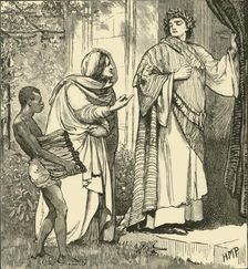 Tarquinius and the Sibyl 1890. Creator: Unknown