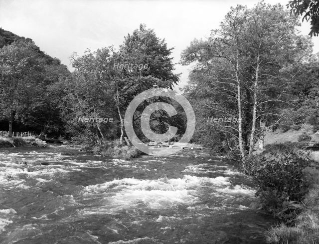 Tarr Steps, near Dulverton, Exmoor, Somerset, c1955. Creator: Arthur Charles Kirby Ware.