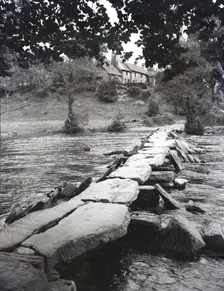 Tarr Steps, near Dulverton, Exmoor, Somerset, c1955. Creator: Arthur Charles Kirby Ware