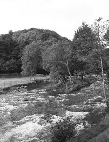 Tarr Steps, near Dulverton, Exmoor, Somerset, c1955. Creator: Arthur Charles Kirby Ware