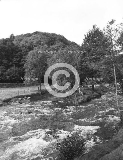 Tarr Steps, near Dulverton, Exmoor, Somerset, c1955. Creator: Arthur Charles Kirby Ware.