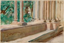 Tarragona Terrace and Garden, c.1908. Creator: John Singer Sargent