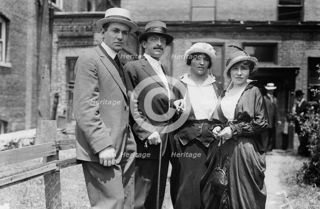 Tarrytown, I. Goldstein, A. Berkman, Rose Yurest, Helen Harris, 1914. Creator: Bain News Service.