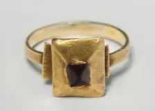Tart Mold Ring, France, 13th century. Creator: Unknown