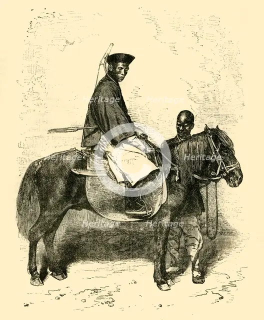 'Tartar Horse Soldier', 1890.   Creator: Unknown.