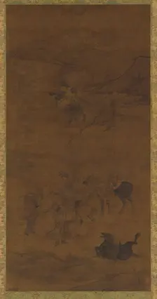 Tartar horsemen, Ming dynasty, 1368-1644. Creator: Unknown