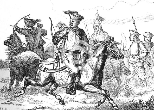 'Tartar Soldiers, 1860', c1880. Artist: T.S.S.