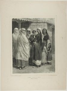Tartar Women at the Baïdar, Crimea, August 26, 1837, 1842. Creator: Auguste Raffet