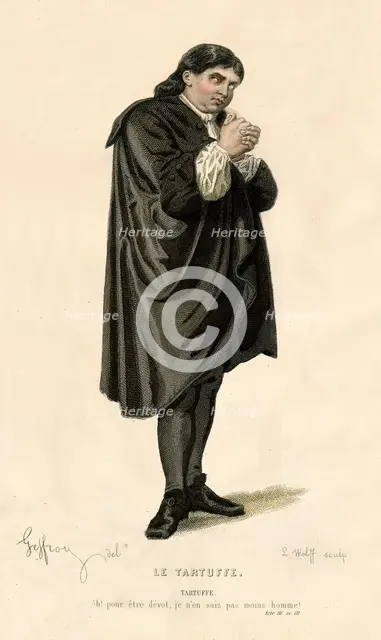 Tartuffe, 1868. Creator: L Wolff.