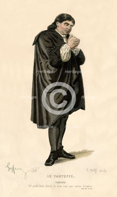 Tartuffe, 1868. Creator: L Wolff.