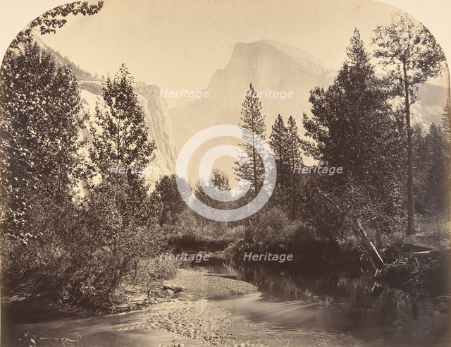 Tasayac, or the Half Dome, 4967 Feet, 1861. Creator: Carleton Emmons Watkins.