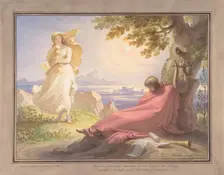 Tasso Contemplating Beauty, 1823. Creator: Tommaso Minardi