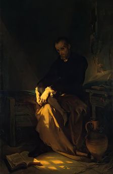 Tasso in the Prison, 1853. Creator: Louis Gallait