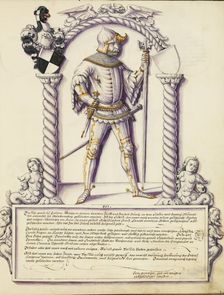 Tassilo Hohenzollern; Chronicle of the Hohenzollern Family, about 1572. Creator: Jorg Ziegler