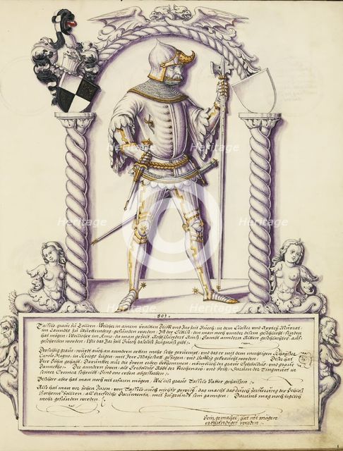 Tassilo Hohenzollern; Chronicle of the Hohenzollern Family, about 1572. Creator: Jorg Ziegler.