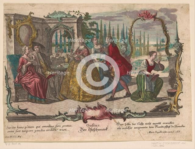 Taste, 1684-1756. Creator: Martin Engelbrecht.