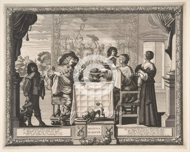 Taste, 1635-38. Creator: Abraham Bosse.