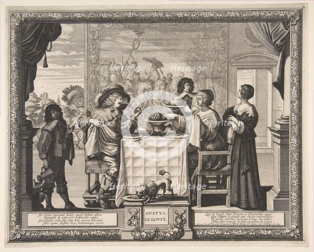 Taste, 1635-38. Creator: Abraham Bosse.