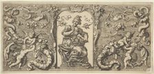 Taste (Gustus), from Quinque Sensuum (Five Senses), ca. 1655. Creator: Francis Cleyn