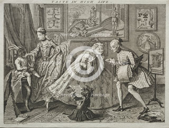 Taste in High Life, 1746. Creator: William Hogarth (British, 1697-1764), after a design by.