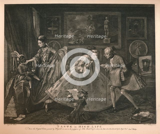 'Taste in High Life', 1798. Artist: Samuel Phillips.