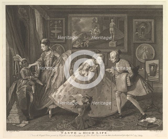 Taste in High Life, May 1, 1798. Creator: Samuel Phillips.