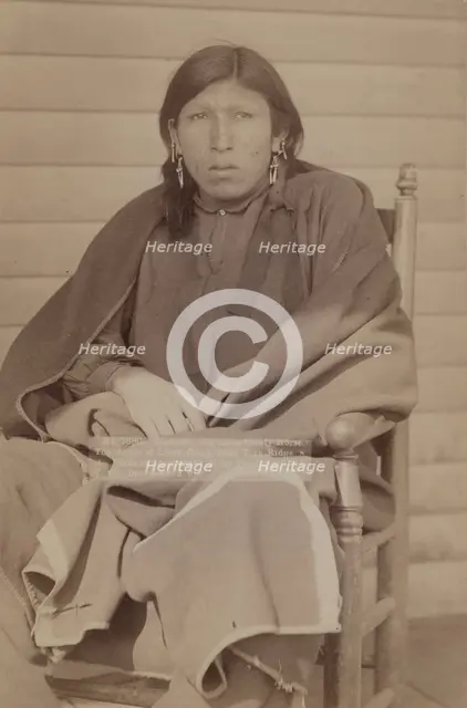 Tasunka, (alias Plenty Horse[s]) The slayer of Lieut Casey, near Pine Ridge, SD, 1891. Creator: John C. H. Grabill.