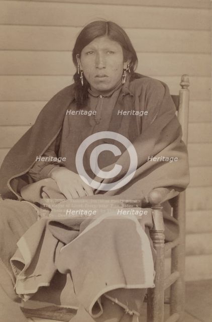 Tasunka, (alias Plenty Horse[s]) The slayer of Lieut Casey, near Pine Ridge, SD, 1891. Creator: John C. H. Grabill.