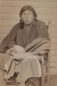 Tasunka, (alias Plenty Horse[s]) The slayer of Lieut Casey, near Pine Ridge, SD, 1891. Creator: John C. H. Grabill