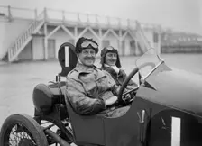 TB Andre in his Marlborough I at the JCC 200 Mile Race, Brooklands, Surrey, 1921. Artist: Bill Brunell