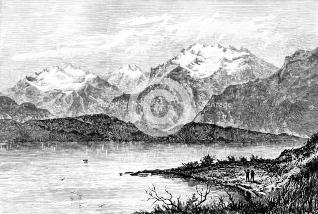 Te-Anau Lake, New Zealand, 1890. Creator: Unknown.